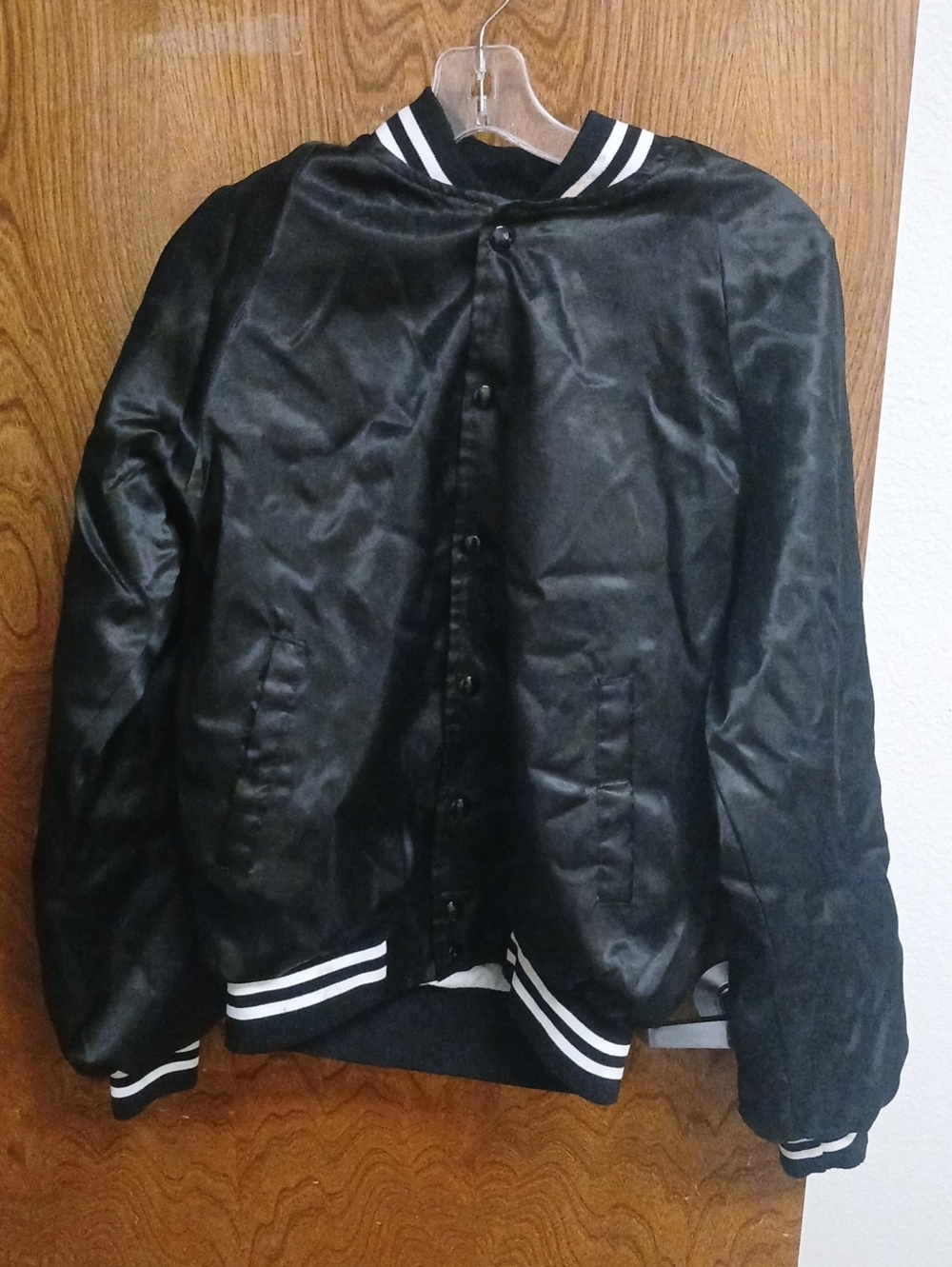 1988 Beatlefest Black Satin Bomber Jacket